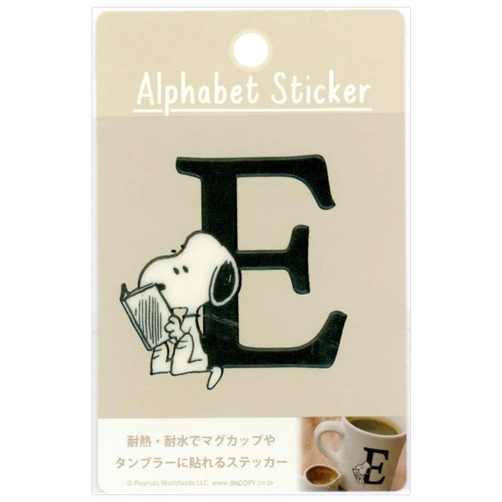 Amazon.co.jp: スヌーピー[ステッカー]耐熱耐水イニシャル